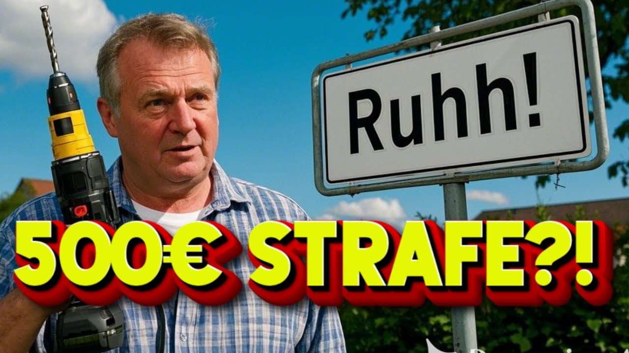 Warum darf man in Deutschland sonntags nicht bohren? | Ruhezeiten & Gesetze einfach erkl&auml;rt