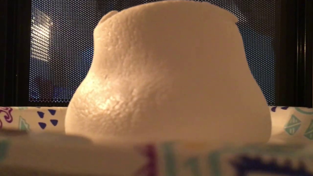 Microwaving marshmallows HUGE