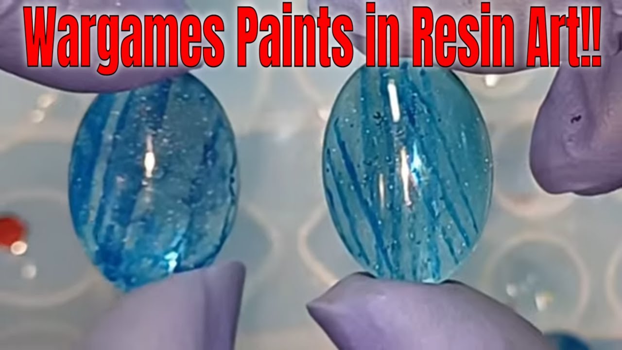 Resin Gem Effects - Wargames Paints in Resin Art!