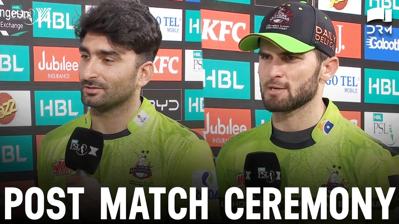 Post Match Ceremony | Islamabad United vs Lahore Qalandars | Match 33 | HBL PSL X | M3O1K
