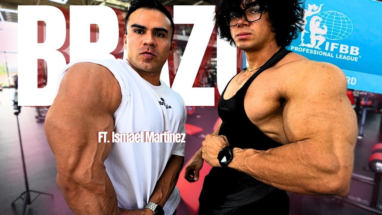 DOS IFBB PROS ENTRENANDO BRAZO AL FALLO ft Ismael Martinez (miami dia 3) - AL DIA CON DADDY
