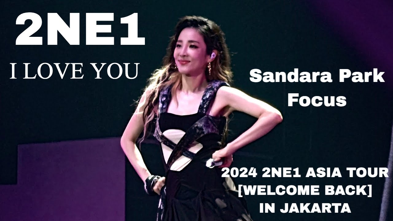 [4K 60P] 2NE1 'I LOVE YOU' Sandara Fancam (산다라 직캠) @ [WELCOME BACK] in Jakarta 241123