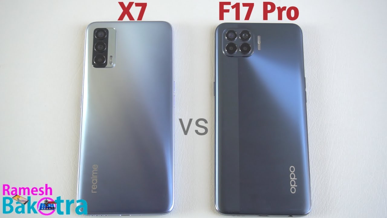 Realme X7 vs Oppo F17 Pro SpeedTest and Camera Comparison