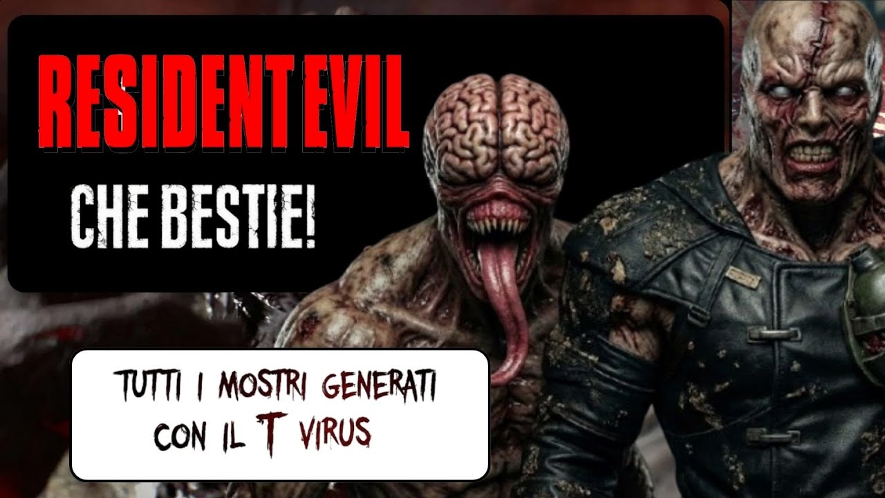 Top 10 MOSTRI più ICONICI nei RESIDENT EVIL!