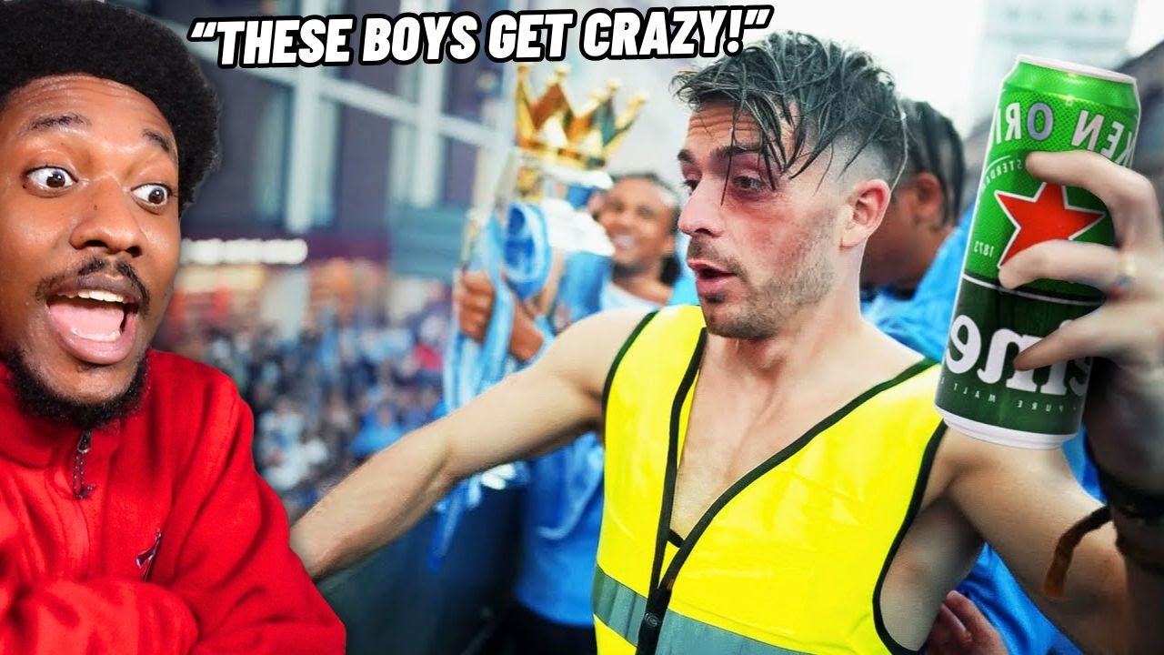 American Reacts To Football Trophy Celebrations You Didn't See On TV! 🎉