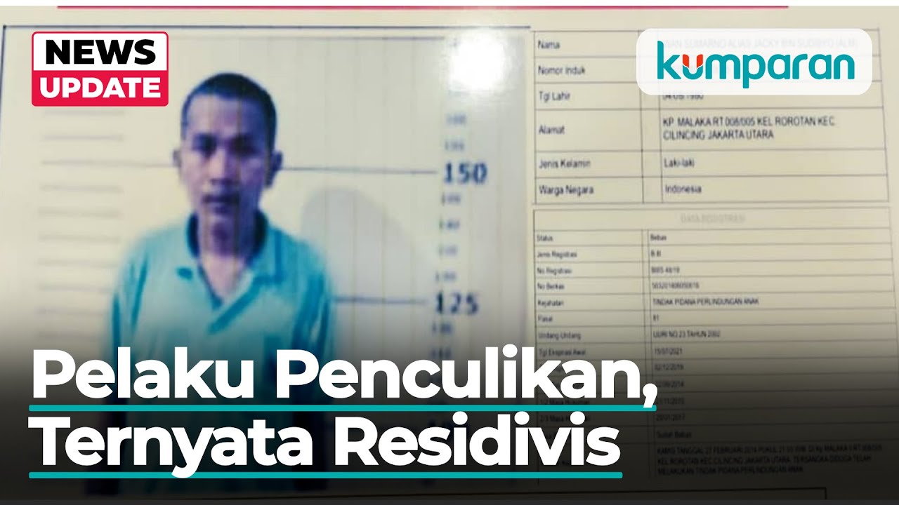 Ini Tampang Irwan Sumarno Pelaku Penculik Malika