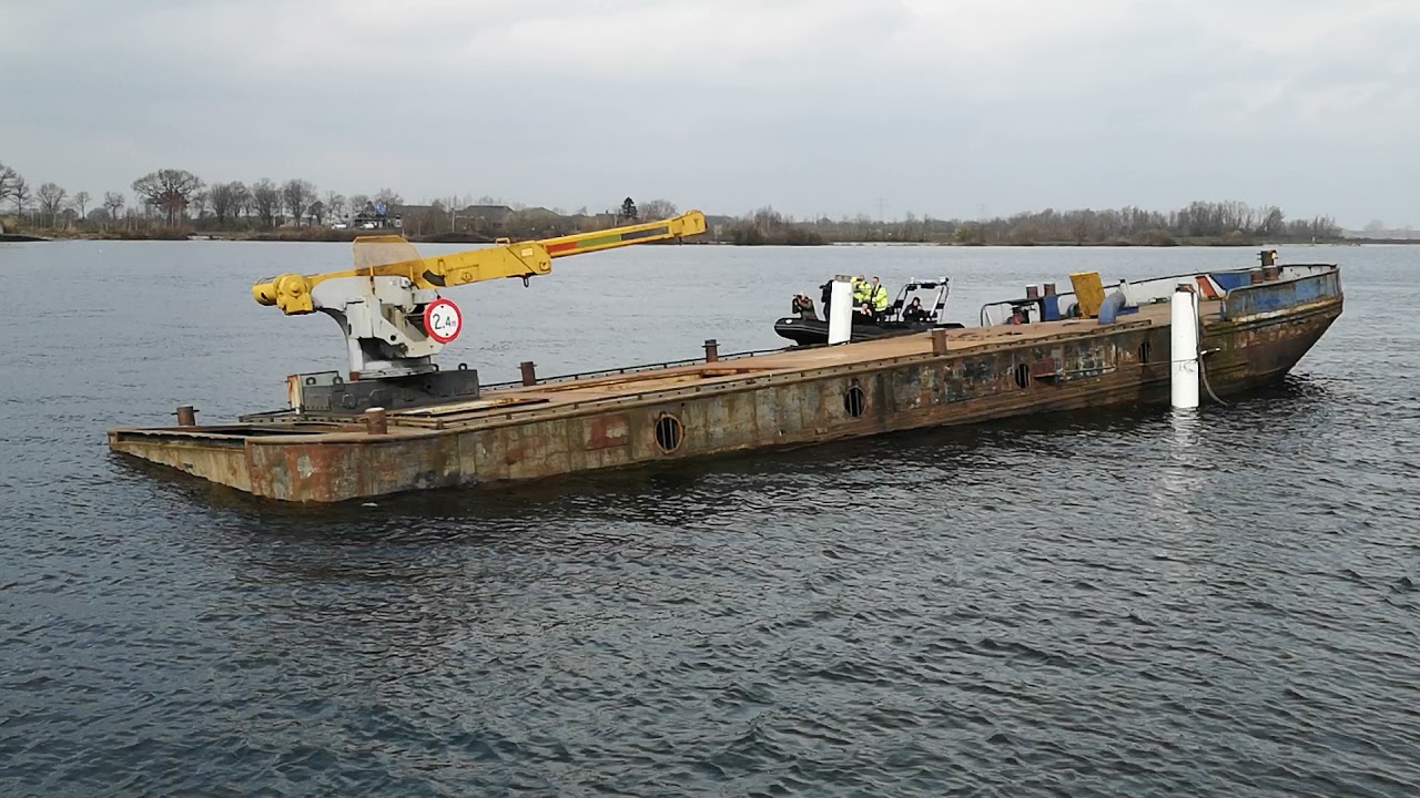 Afzinken duikwrak De Kiekuut