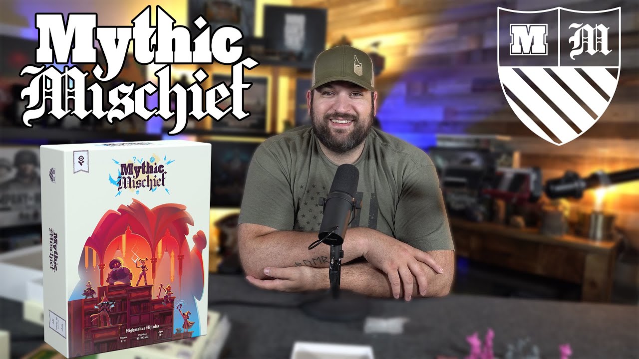 Mythic Mischief Gamefound Unboxing! I cant believe they sent me this!