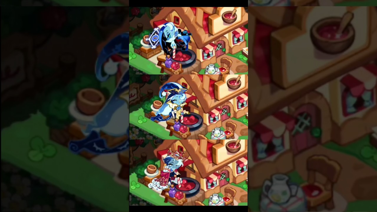 Shadow Milk Cookie Costume Working Cooking Comparison 