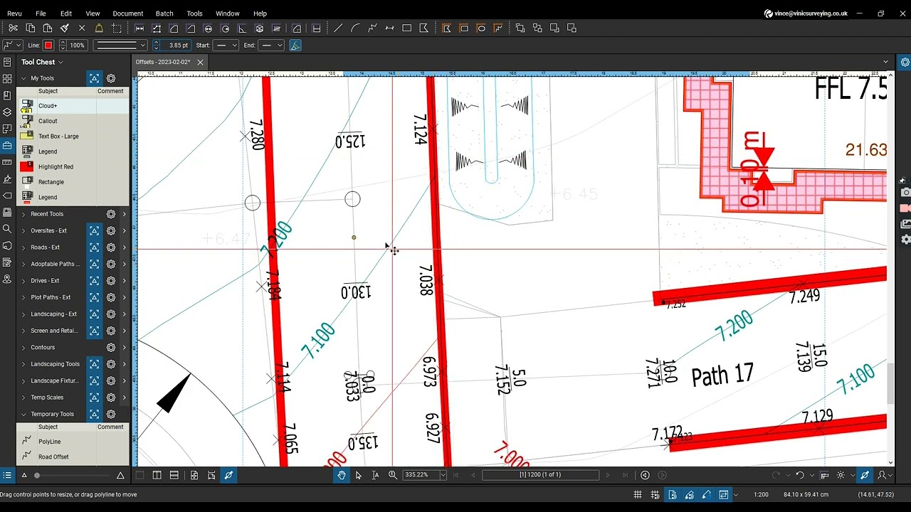 Bluebeam - No Offset Function?  No Problem Part 4 - Creating Custom Line Styles for Offsets