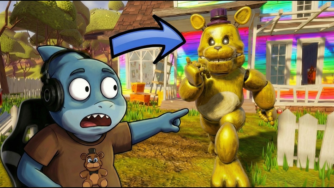 A FASTER VERSION OF FREDBEAR IN HELLO NEIGHBOR?....