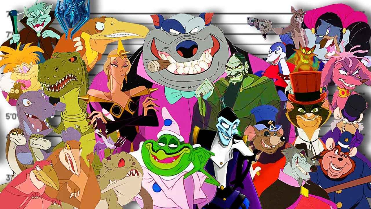 If ALL Don Bluth Villains Were Charged For Their Crimes