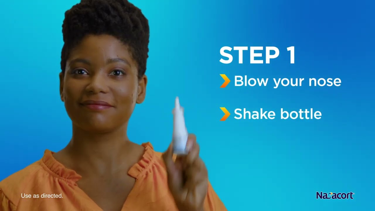 How to use Nasacort&reg; Allergy 24HR nasal spray