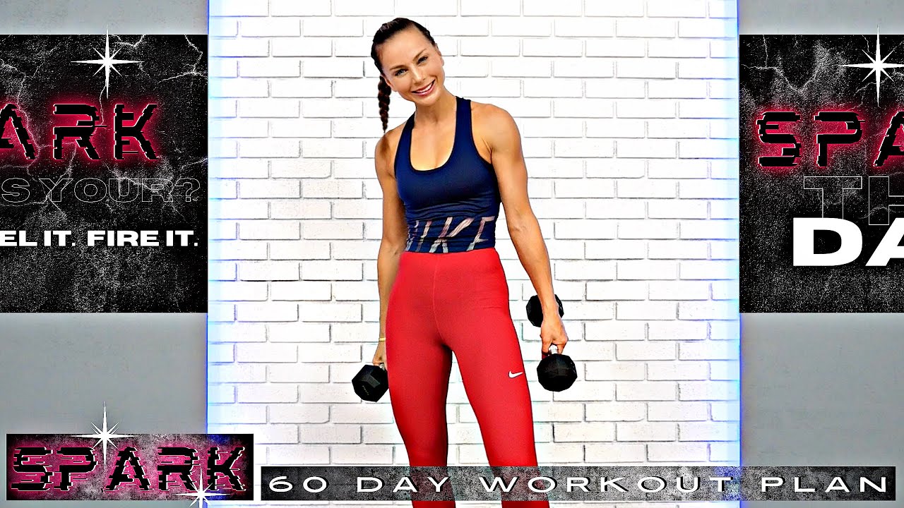 TOTAL BODY CARDIO, STRENGTH, PILATES TABATA Training | SPARK Challenge Day 48