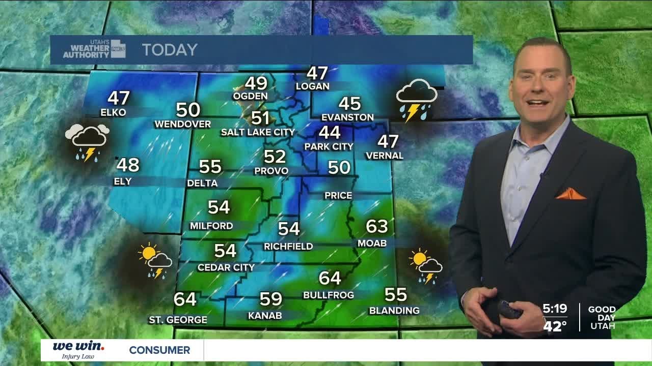 More rain & snow today; Break in storms this weekend- Thursday, February 12