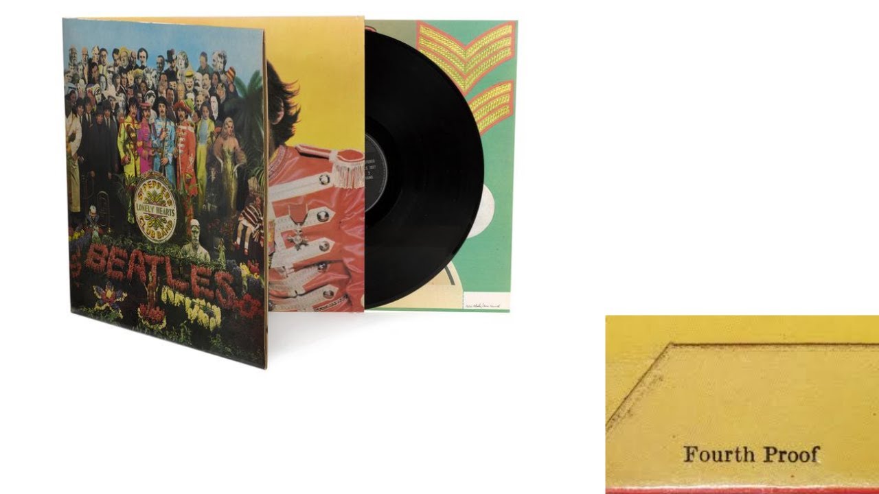 The Beatles Sgt Pepper's Vinyl-How To Tell How Early or Late Your Sleeve Is (Fourth Proof)