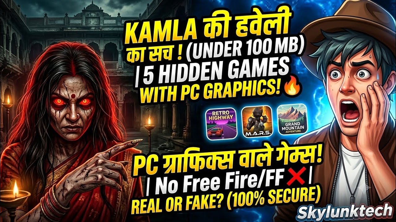 5 Hidden Games Under 100MB With PC Graphics 😱 (Android 2026
