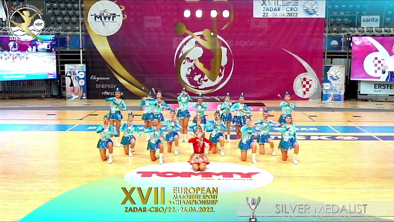 MWF/XVII. EUROPEAN MAJORETTE SPORT CHAMPIONSHIP/ZADAR-CRO,22.-26.06.2022.