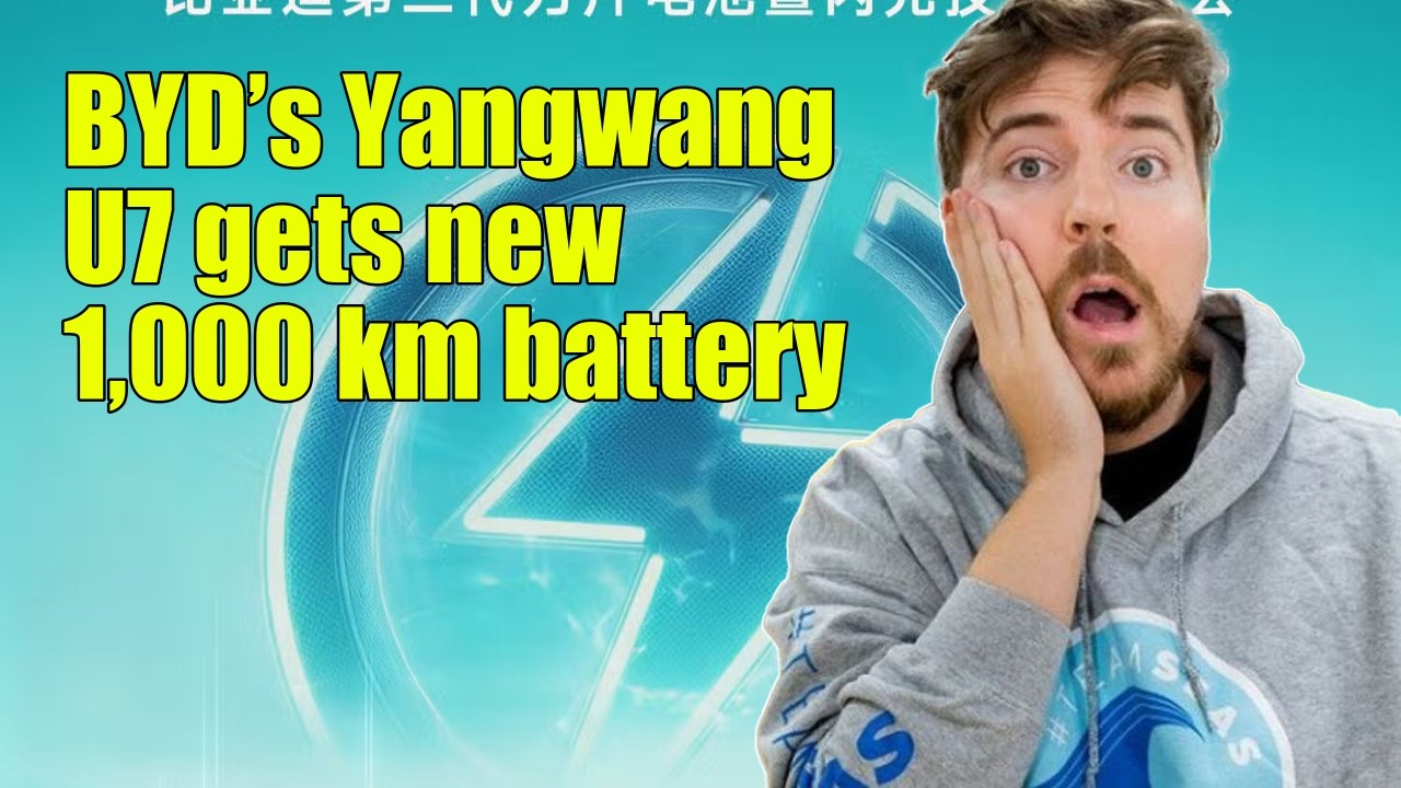 BYD’s Yangwang U7 gets new 1,000 km battery
