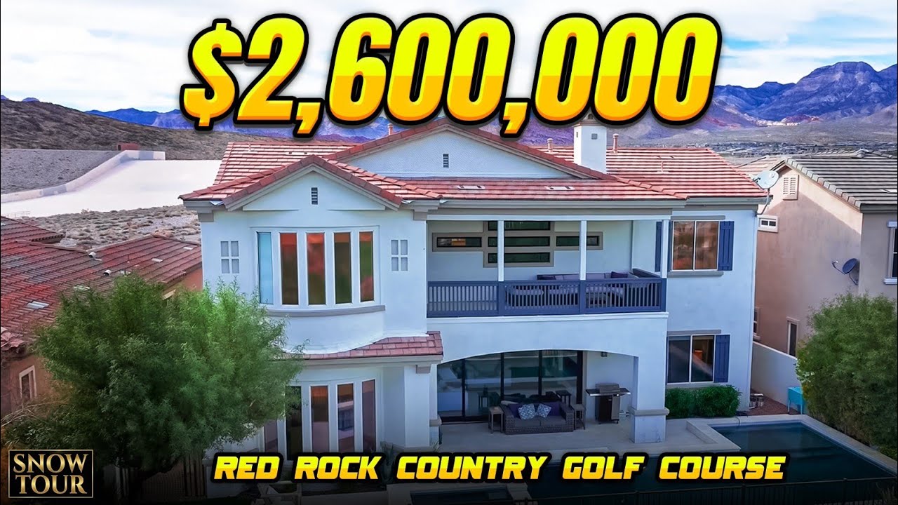 Inside $2.6M Fully Renovated Modern Home Tour | Red Rock Country Club | Snow Tour!