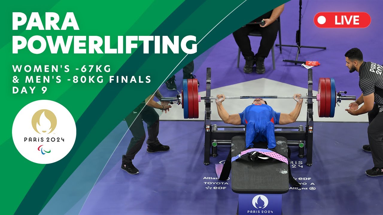 Para Powerlifting - Women's -67kg & Men's -80kg Finals | Day 9 | Paris 2024 Paralympics
