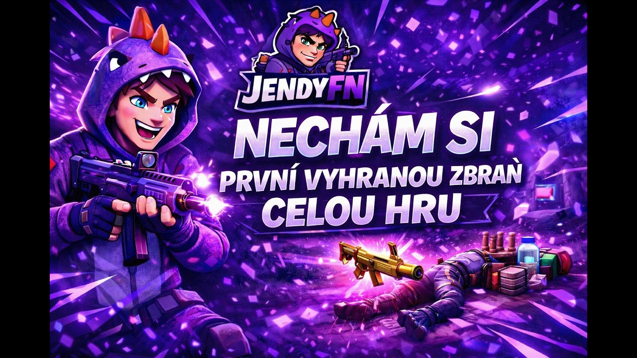 Celou hru jen s PRVNÍ zbraní, kterou jsem vyhrál 😳 Fortnite Zero Build