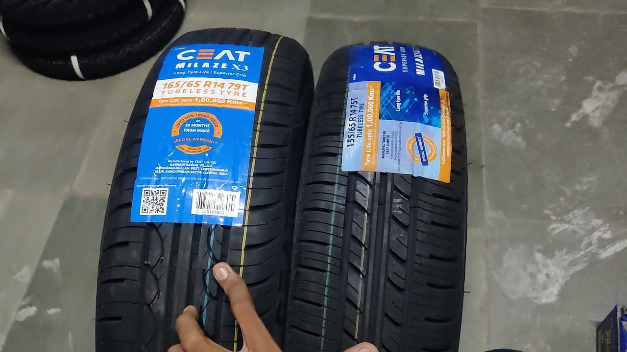 155/65R14 Vs 165/65R14 Milaze X3 Tubeless Review