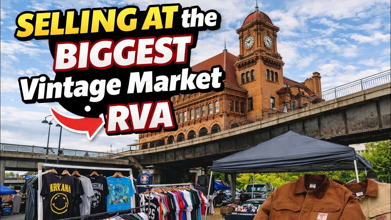 Selling At The BIGGEST Vintage Market in Richmond Va - Swapmeet RVA
