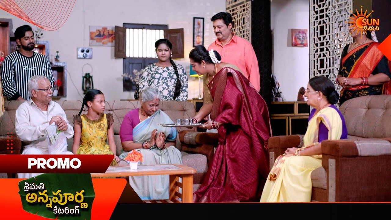 Srimati Annapurna Catering - Promo | 09 July 2026 | Telugu Serial | Sun Gemini