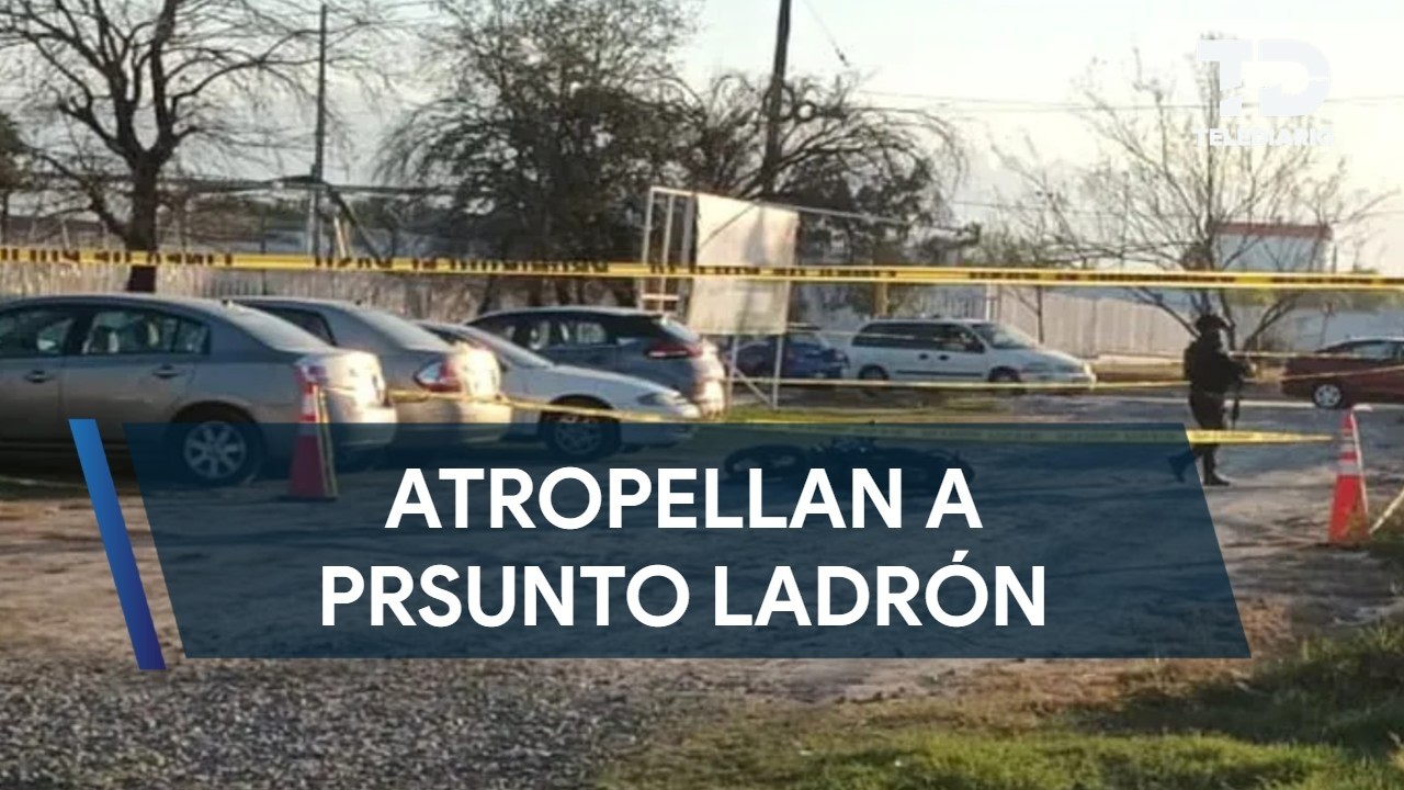 Presunto ladrón muere atropellado durante persecución policiaca en Apodaca