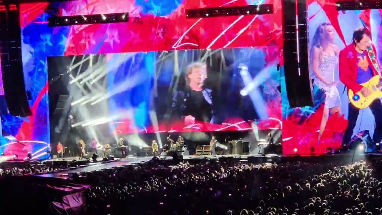 Rolling Stones. Paint it black & Jumpin jack flash.Cleveland  6/15/24.Please Subscribe and like. Ty
