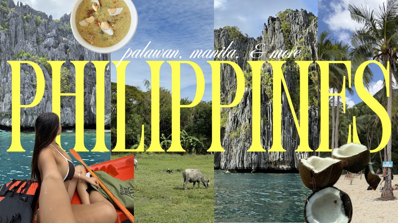 TRAVEL VLOG // PHILIPPINES (Exploring Palawan, El Nido, Manila & more)