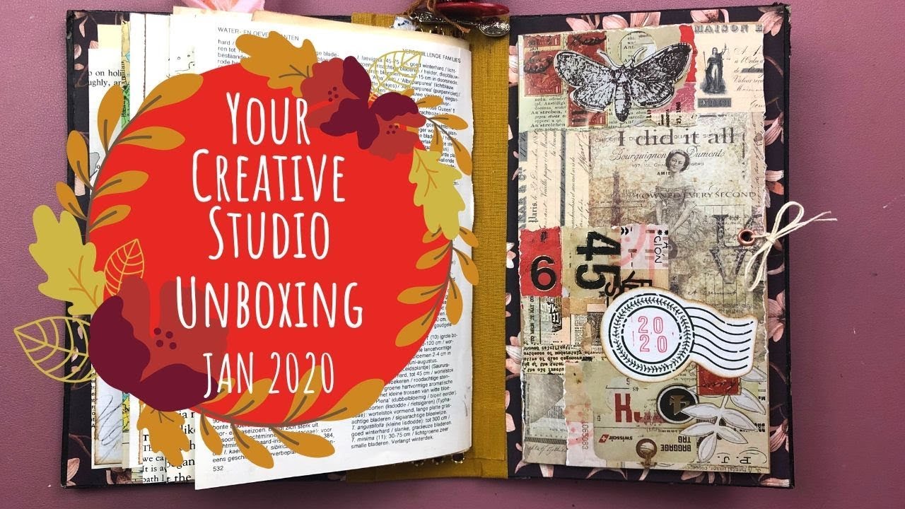 Your Creative Studio Vintage Stationery Unboxing Jan 2020 and How I Use the Items