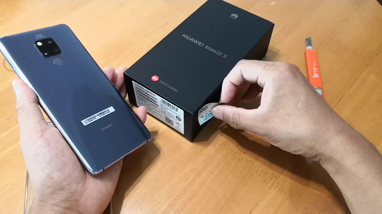 Unbox Huawei Mate 20 X 8GB + 256GB Dual Sim