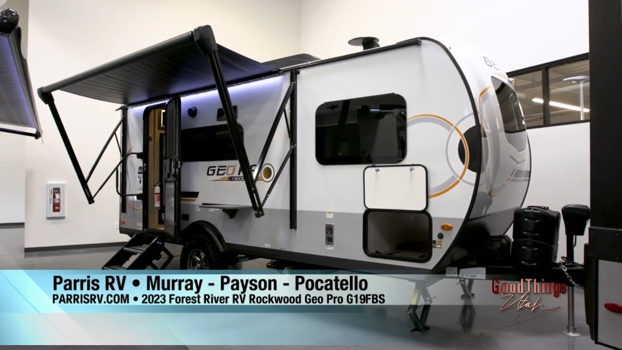 Good Things Utah with Parris RV in the 2023 Geo Pro 19FBS, perfect for the couple or small family!