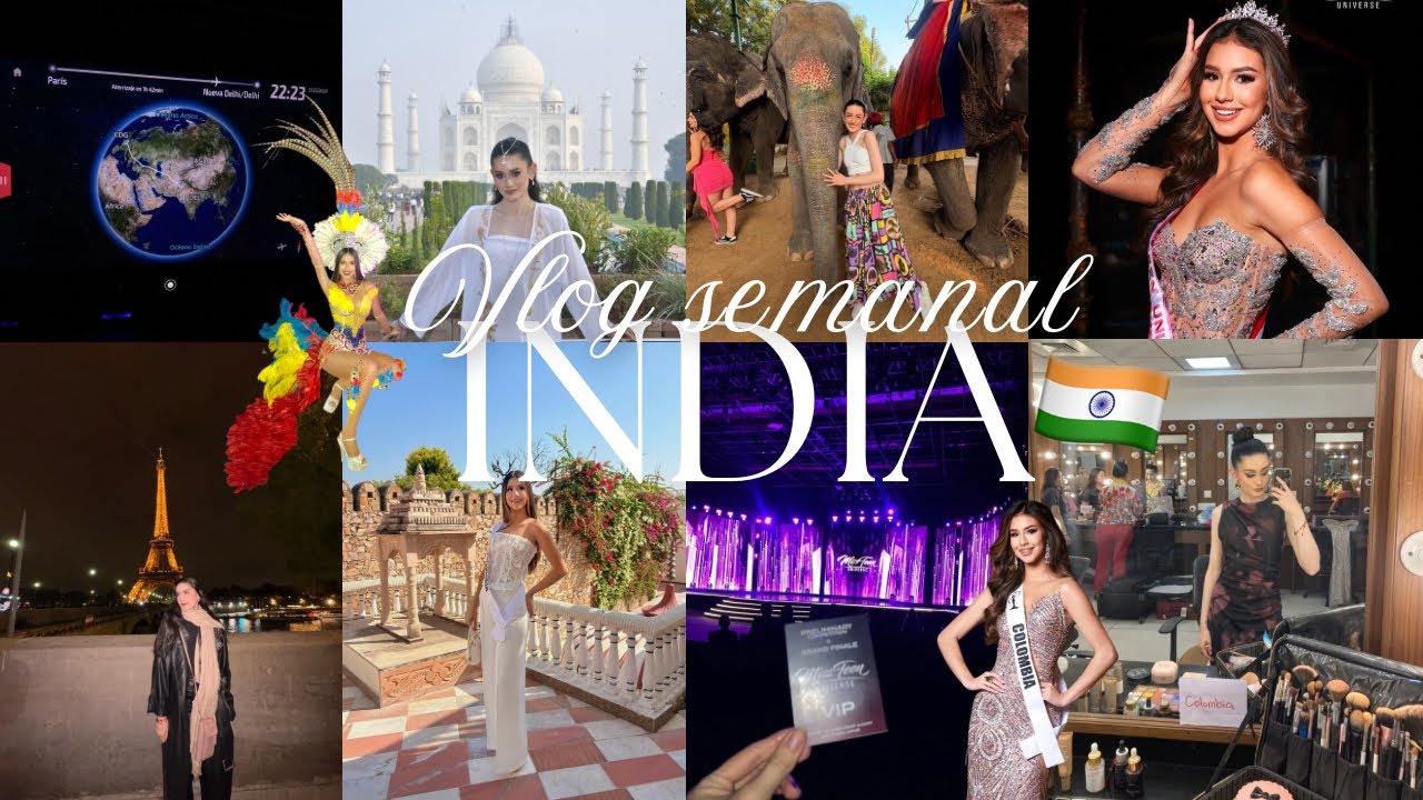 VLOG |Asi fue maquillar a Miss Teen Universe Colombia en el certamen INTERNACIONAL 🇮🇳🥹- Makeup Isa