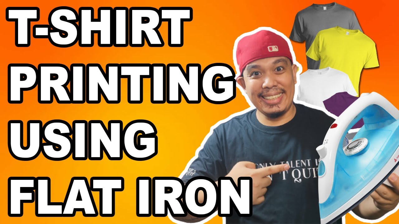 HOW TO PRINT T-SHIRT USING FLAT IRON | The Printing Shock | Marlon Ubaldo