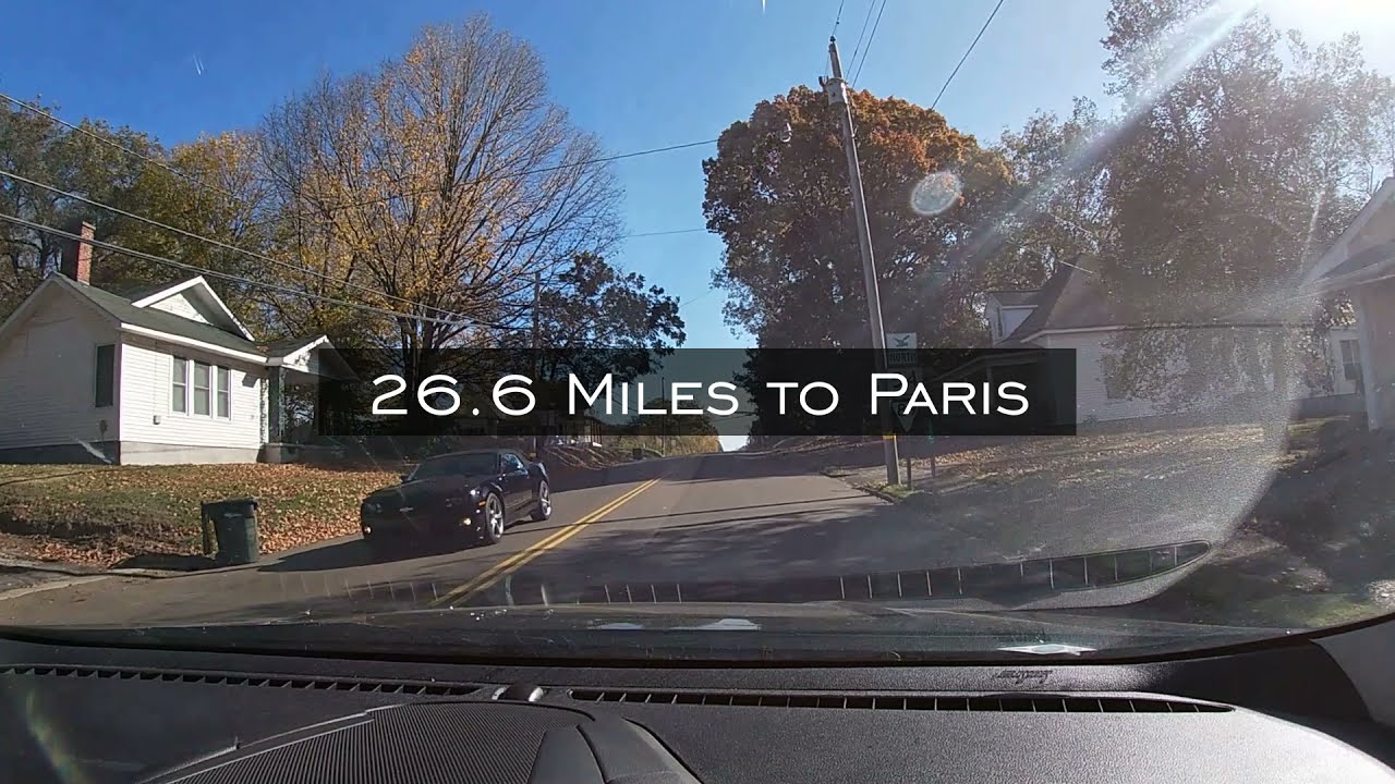 Relaxing Drive from Dresden to Paris, TN