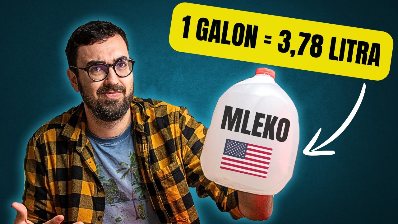 Dlaczego Amerykanie piją mleko w galonach, a nie w litrach?