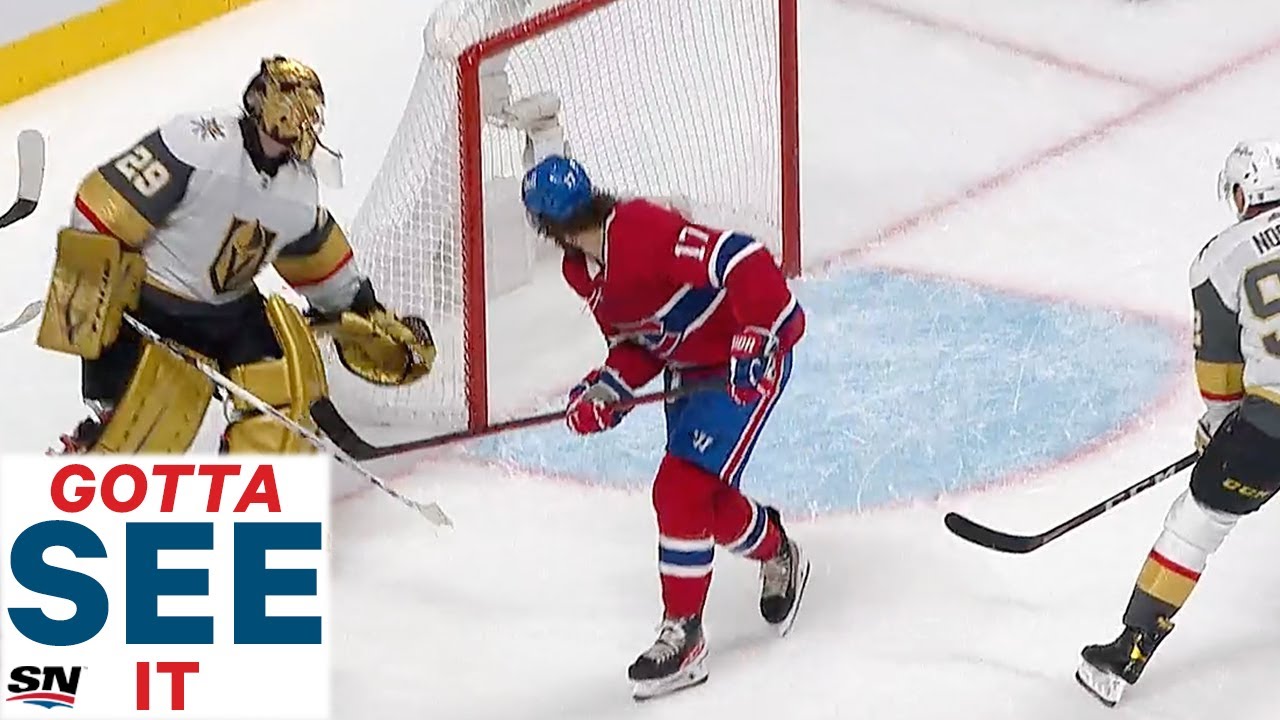 GOTTA SEE IT: Marc-Andr&eacute; Fleury coughs up the lead to Josh Anderson late in the third