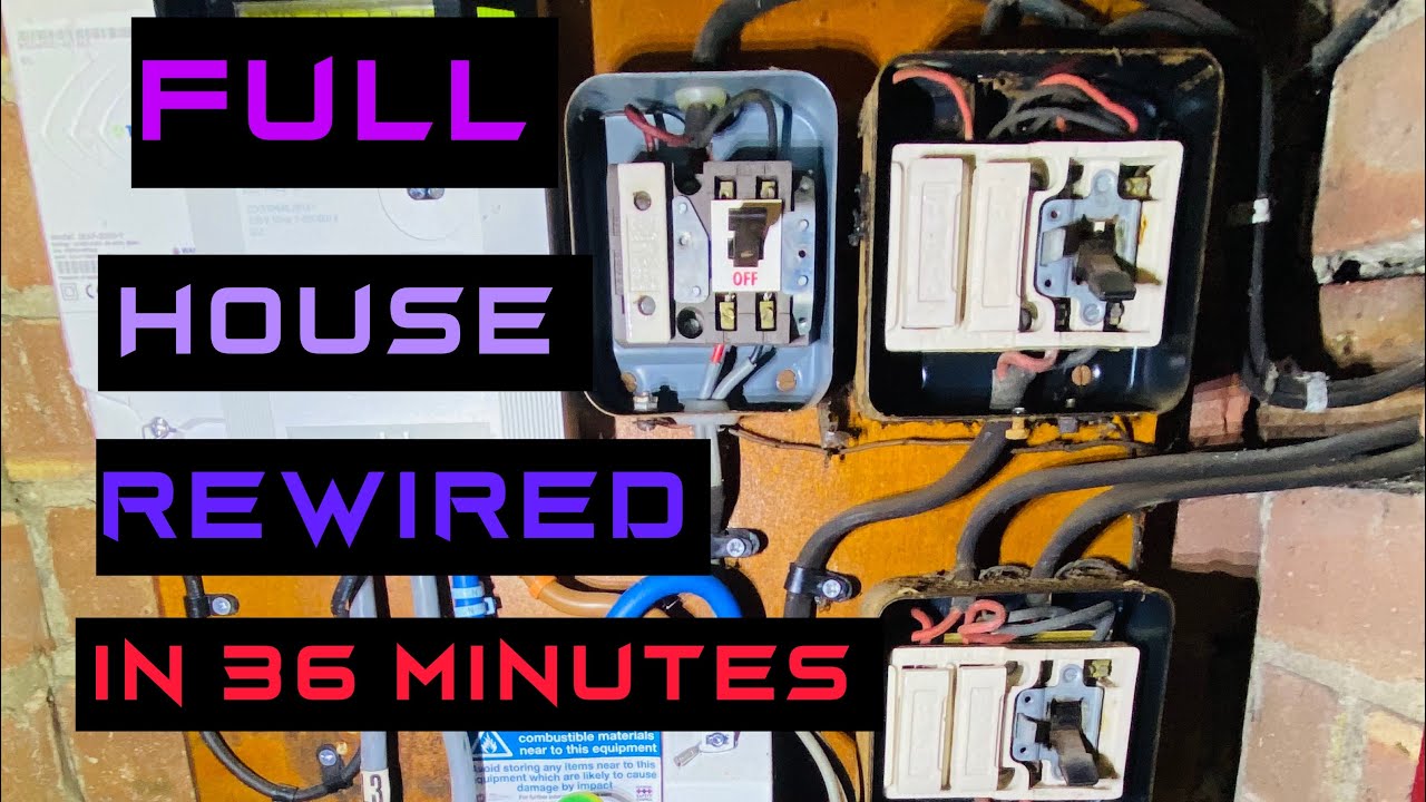 FULL House Rewire in 1 video ! | Electricians Week | Rewiring a 3 Bed Semi