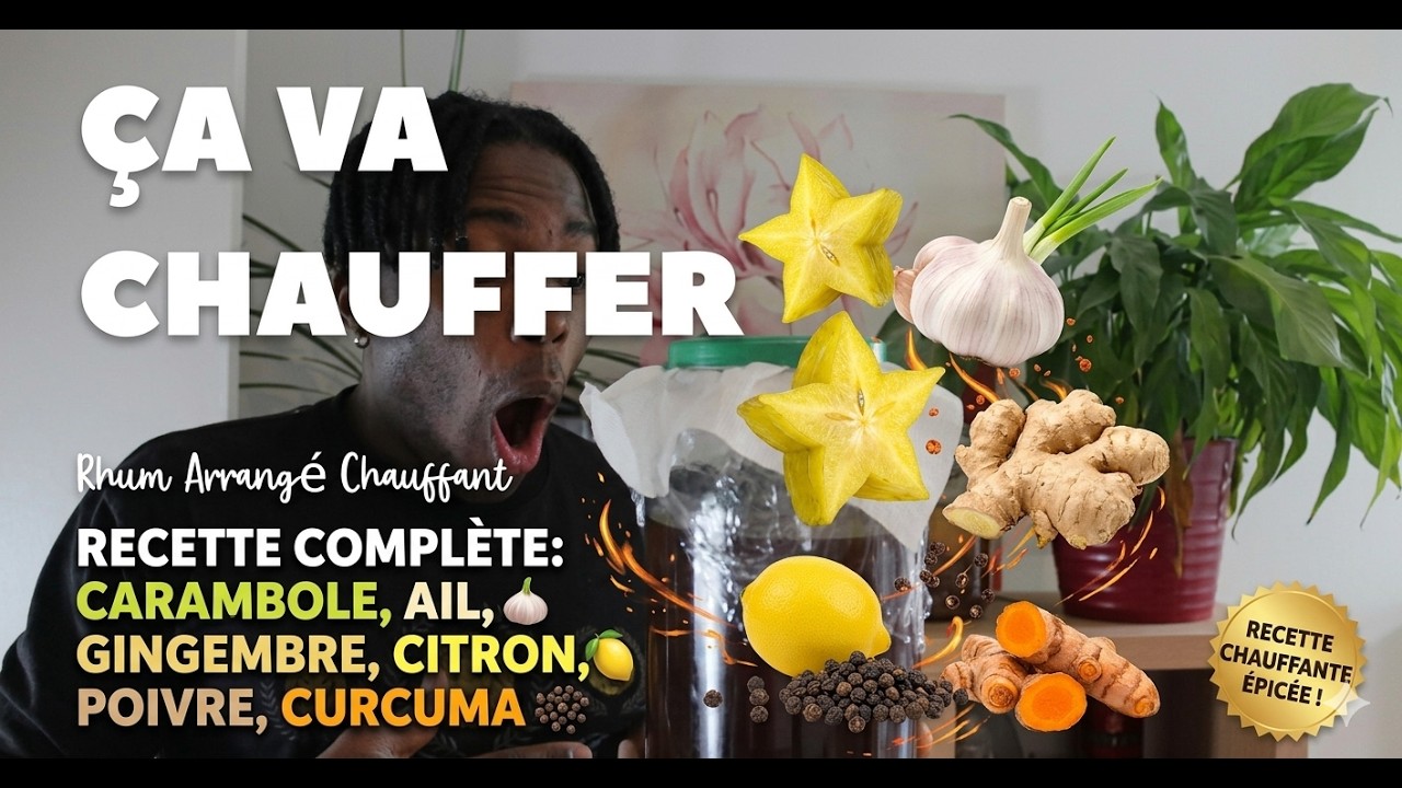 Rhum Arrangé Carambole Aile Gingembre Citron Poivre Curcuma
