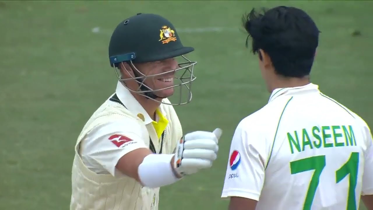 David Warner best moments vs pakistan