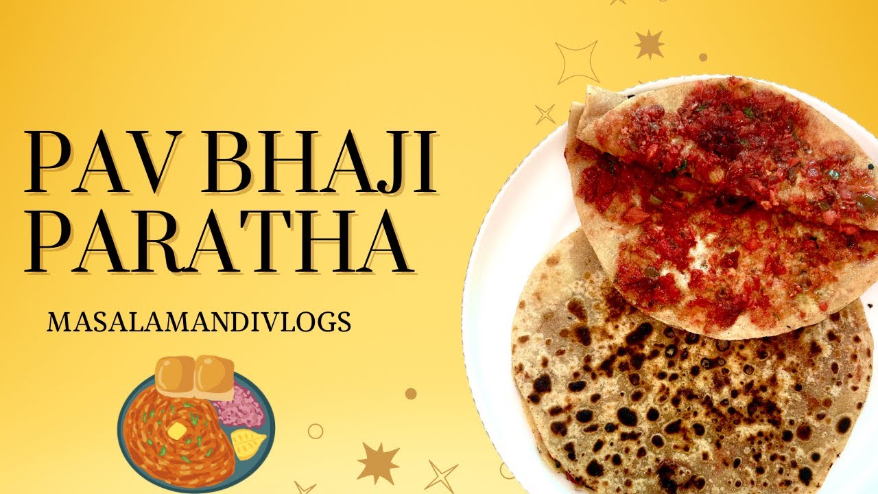 Pav Bhaji Paratha | Unique Pav Bhaji Paratha | Quick Easy Breakfast Recipe | पाव भाजी पराठा 