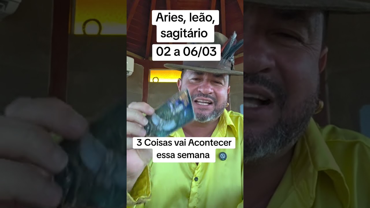 🔴 ÁRIES, LEÃO E SAGITÁRIO - 3 COISAS VÃO ACONTECER ESSA SEMANA 02 A 06/03