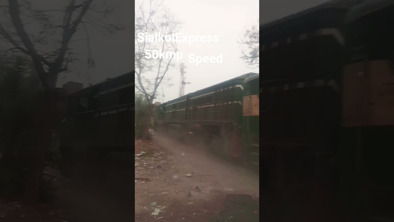 train   172 dn Sialkot express wazirabad se ate hot
