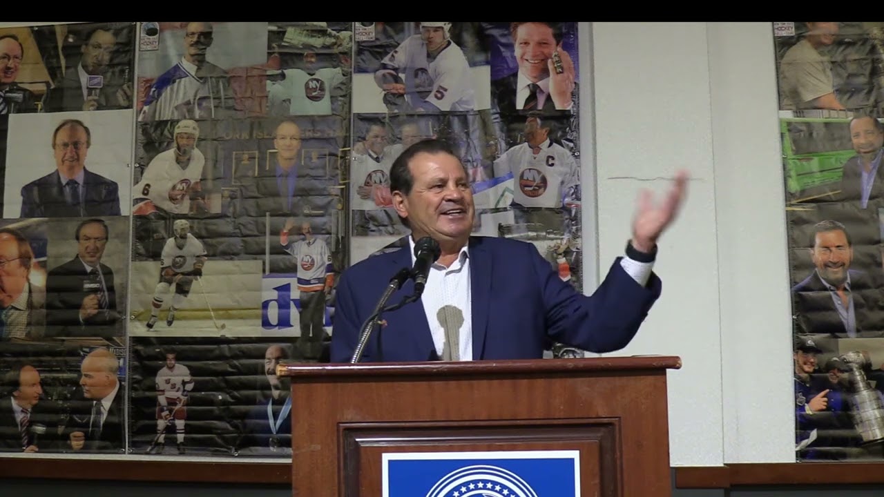 Mike Eurzione Induction  Speech to the NY State Hockey Hall of Fame