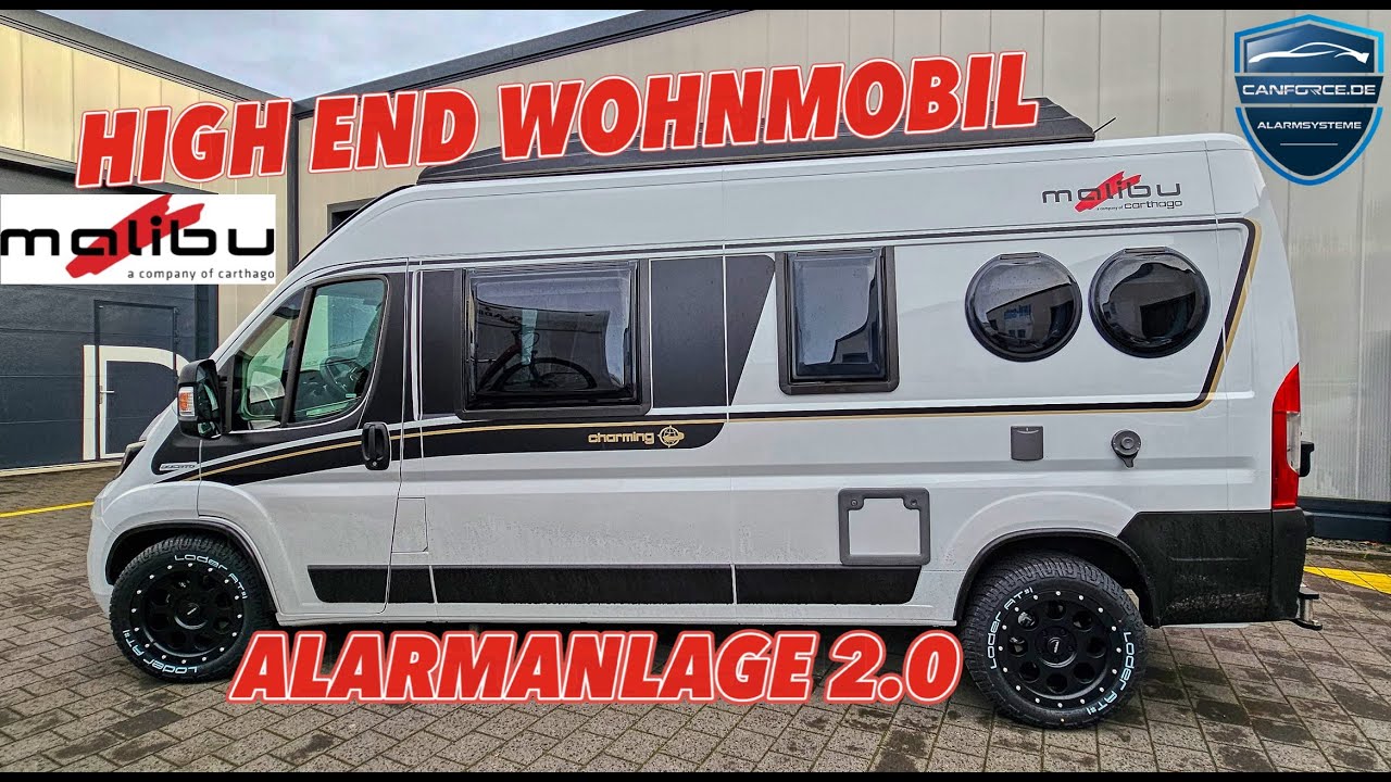 MALIBU BY CARTHAGO | CHARMING GT KASTENWAGEN | WOHNMOBIL 2023 AUFESTELLDACH + CAMPER ALARMANLAGE 2.0
