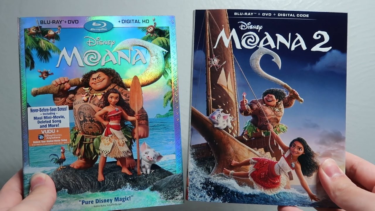 Moana 2 Blu-ray Unboxing (One Shot)