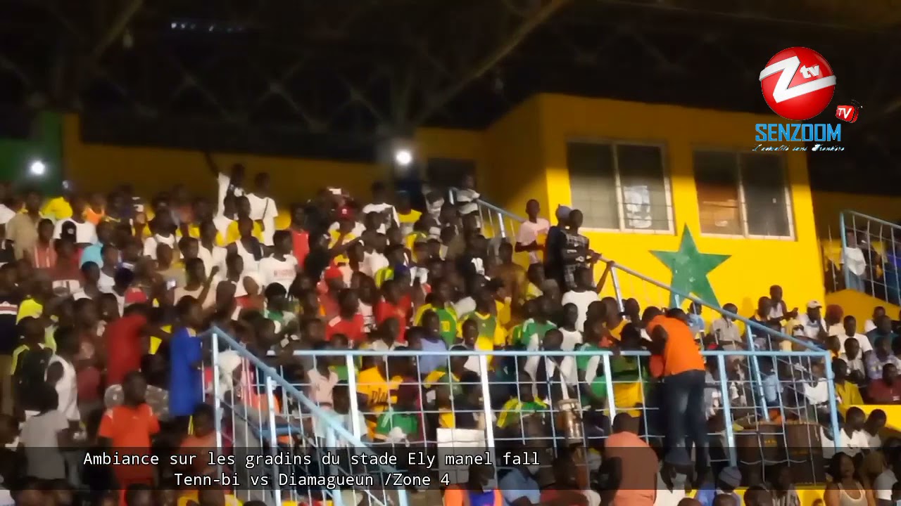 Ambiance sur les gradins du stade Ely Manel fall de diourbel /Tenn-bi vs Diamagueun /Zone 4